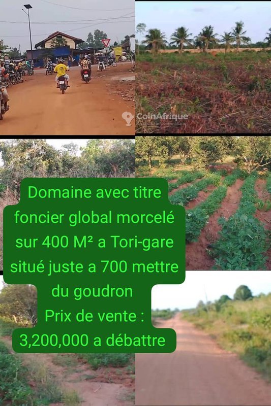 Terrain à vendre avec titre foncier et parcelle sécurisée