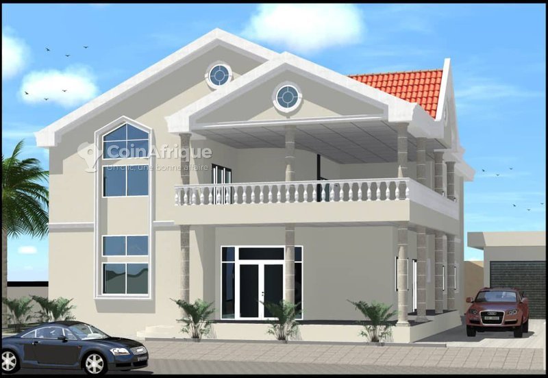 Villa spacieuse R+1 avec 5 pièces, garage pour 3 véhicules et climatisation naturelle