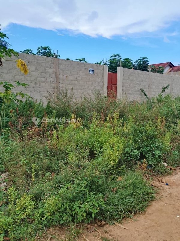 Terrain de 600 m² avec titre foncier personnel et clôture sécurisée