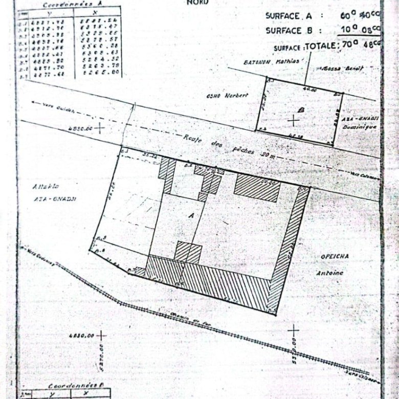Domaine exceptionnel de 7000m² avec Titre Foncier personnel et sortie sur deux rues