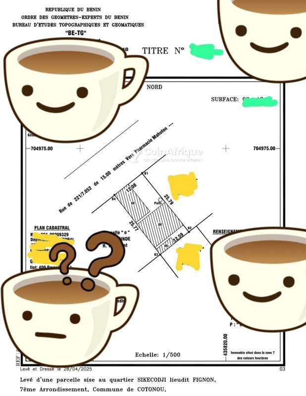 Terrain de 382 m² avec titre foncier personnel – Emplacement stratégique