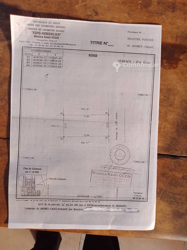 Terrain à vendre avec titres fonciers personnels - Parfait pour investissement immobilier