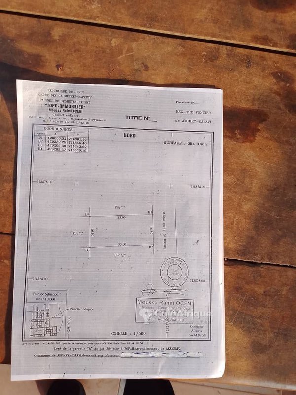 Terrain à vendre avec titres fonciers personnels - Parfait pour investissement immobilier