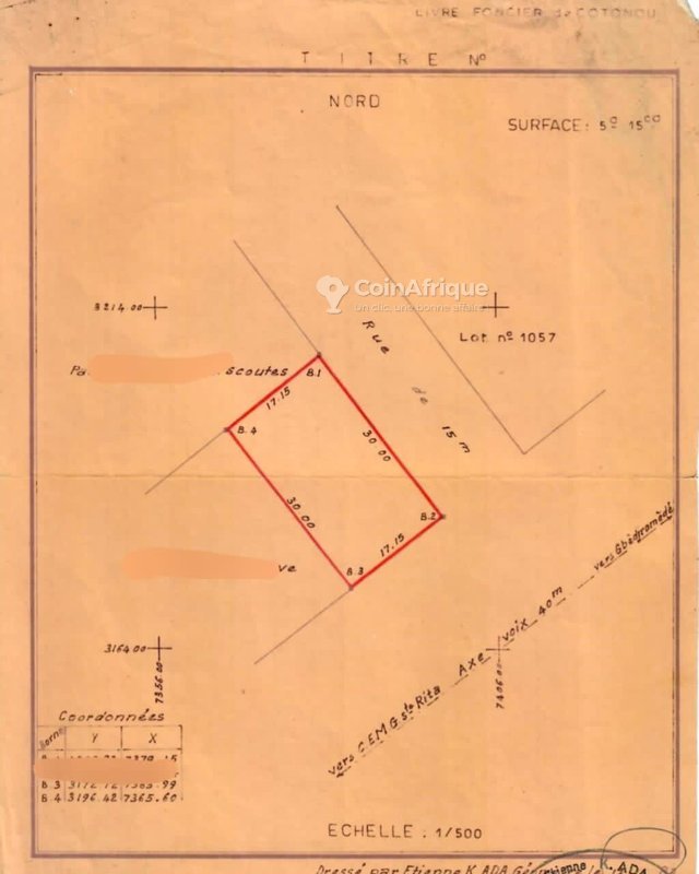 Terrain en angle de rue avec permis d'habiter - 515 m² idéal pour construction