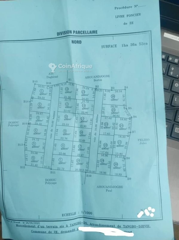 Terrain viabilisé de 400 m² avec titre foncier et accès toute saison
