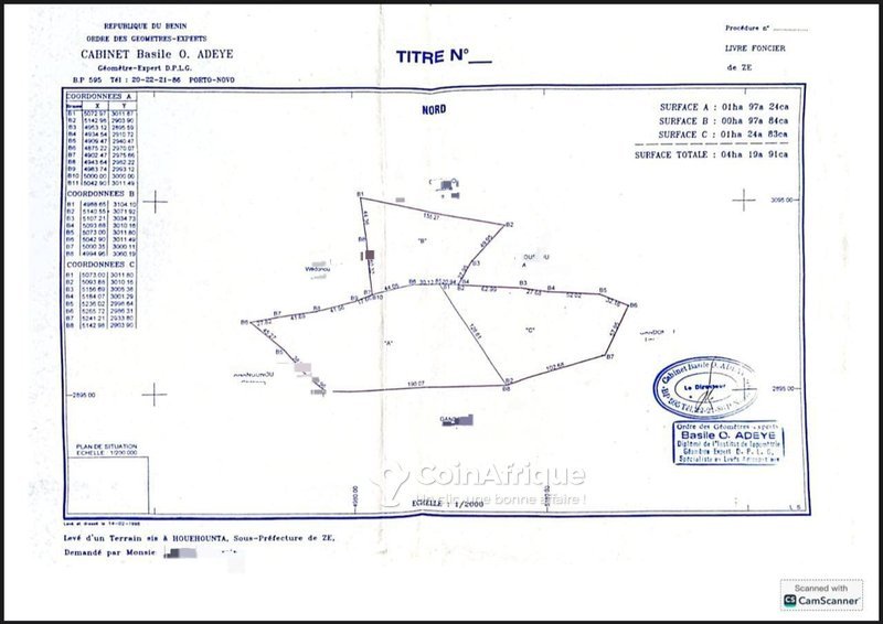 Terrain spacieux de 4 hectares avec documents légaux complets