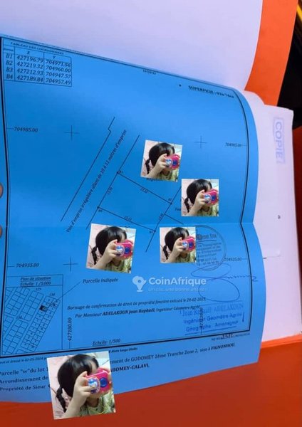 Terrain exceptionnel de 759 m² avec clôture et titre foncier personnel