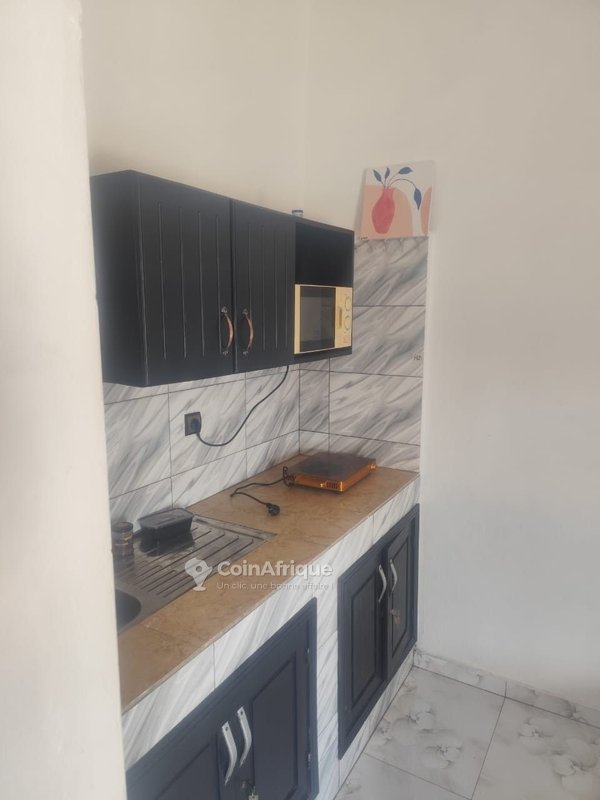 Appartement meublé d'une pièce avec climatisation et garage privé