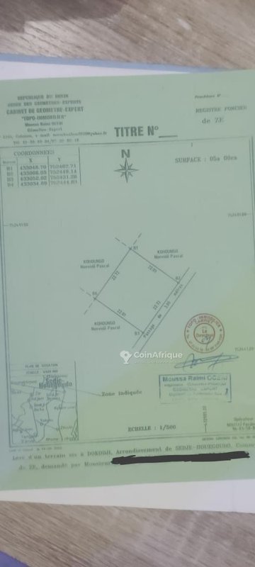 Terrain à vendre avec opportunité de transaction immédiate