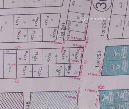 Terrain viabilisé de 400 m² en position stratégique près du goudron