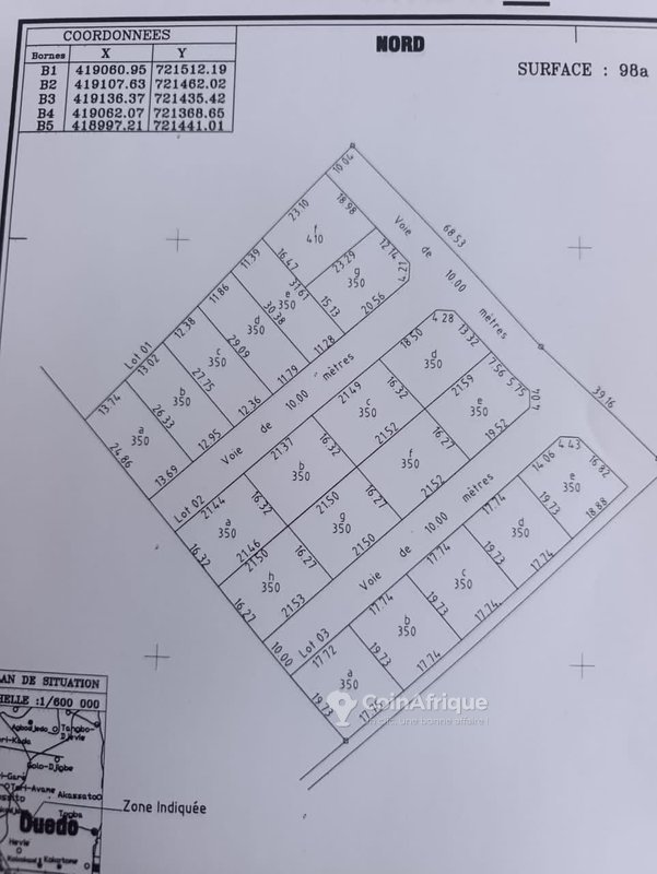 Terrain spacieux de 350 m² avec titre foncier dans une zone en plein développement