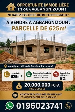 Terrain constructible avec fondation R+2 et documents légaux complets