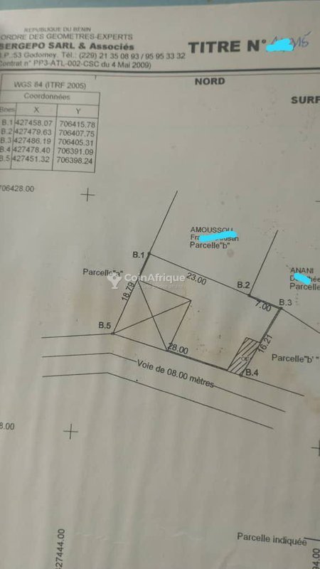 Terrain spacieux de 502 m² avec titre foncier sécurisé