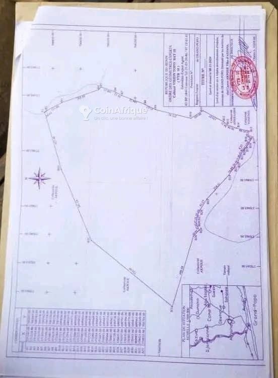 Terrain de 350 m² dans un domaine exclusif de 74 parcelles à Avlékété Houanmendé – Proximité immédiate de la plage et du golf