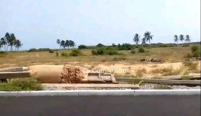 Terrain exceptionnel de 10 000 m² avec titre foncier en bordure de plage